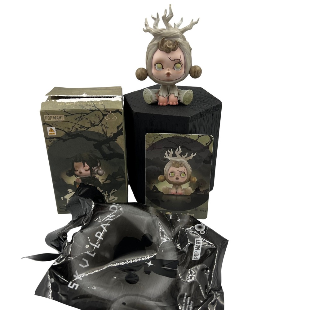 POP MART SKULLPANDA The Ink Plum Blossom Series The Root Vinyl Art Toy Figure